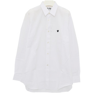 까르피)꼼데가르송 22FW P1B014 WHITE 포플린 셔츠